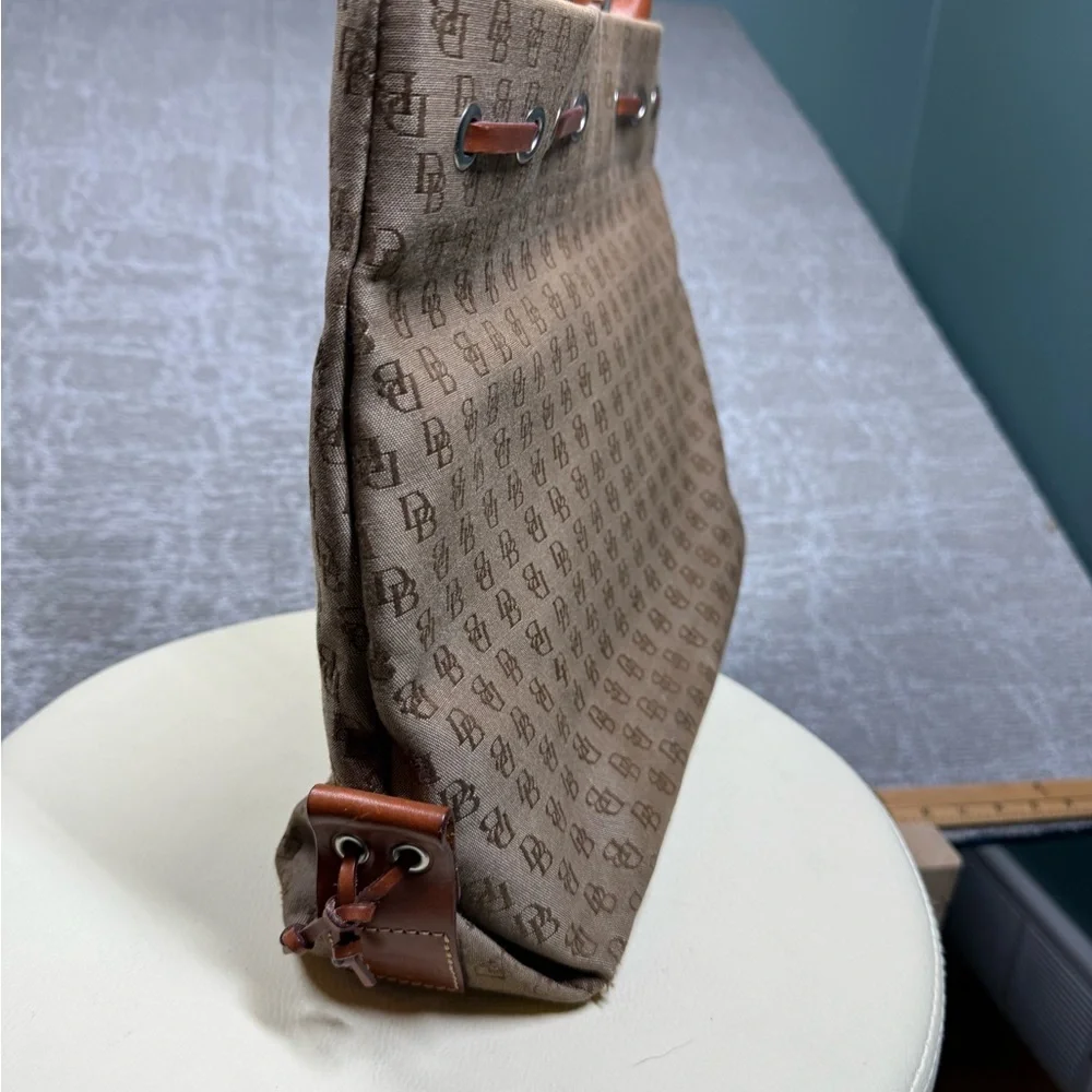 Dooney and Bourke Signature Canvas Tassel Tote